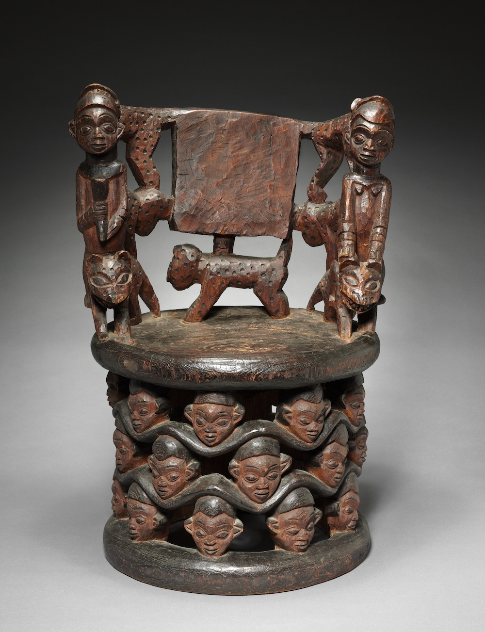 Prestige chair Grassfields Cameroon Cleveland museum of Art